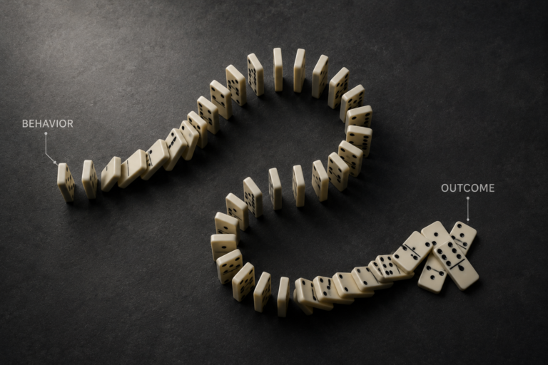 Human Behavior Shapes Outcomes